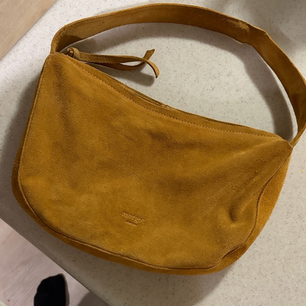 Margot New York suede shoulder bag